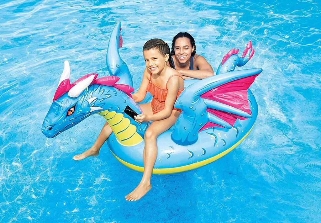 Dragon Gonflable Intex 57563 avec Poignées - Vinyle Robuste et Stable - 8