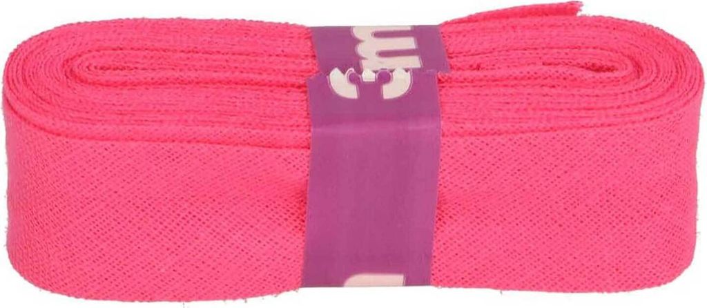 Schrägband 3m x 20mm Baumwolle gefalzt 60 Farben Einfassband Saumband