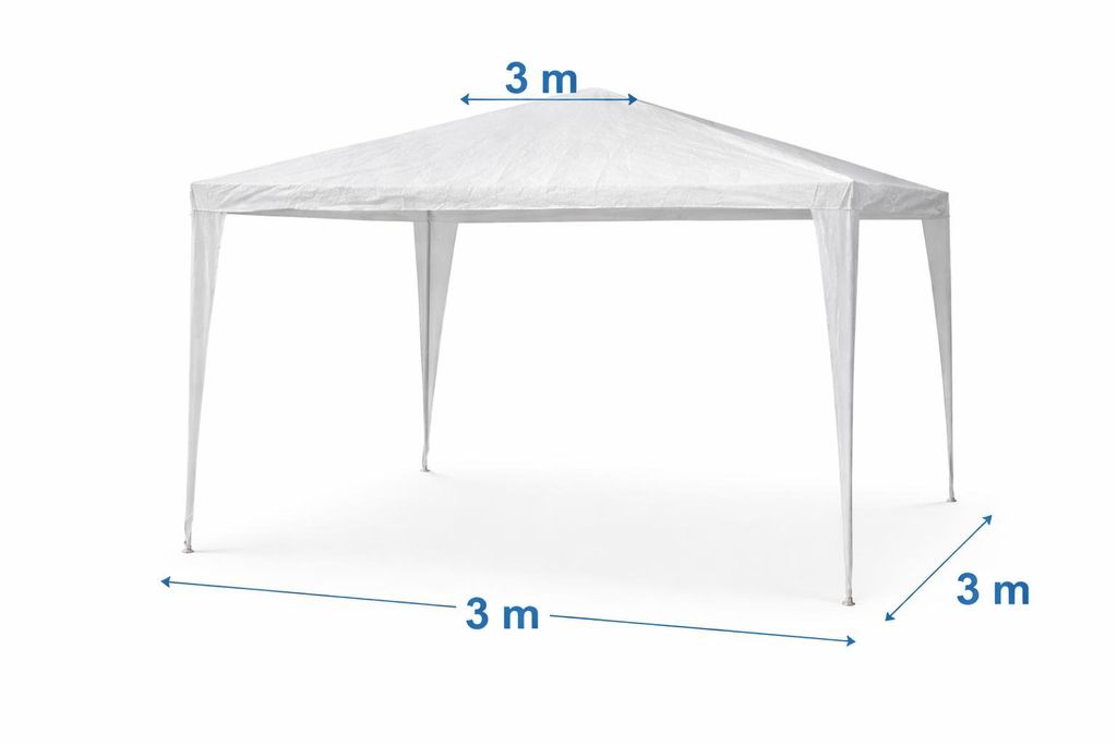 Pavillon 3x3m Garten Partyzelt – Perfekter Sonnenschutz für Produktbild 