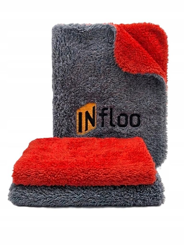 INfloo Auto Trockentuch 40x40 cm 1200 GSM Mikrofaser Produktbild 