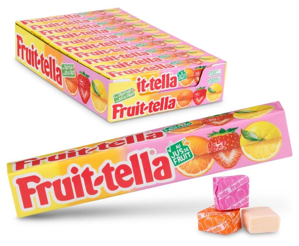Fruittella Sommerfrüchte vegane Rolle (20x41gr) Produktbild 