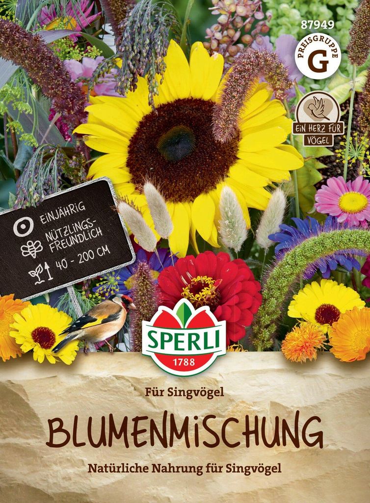 SPERLI Blumensamen Für Singvögel 5 m² Produktbild 