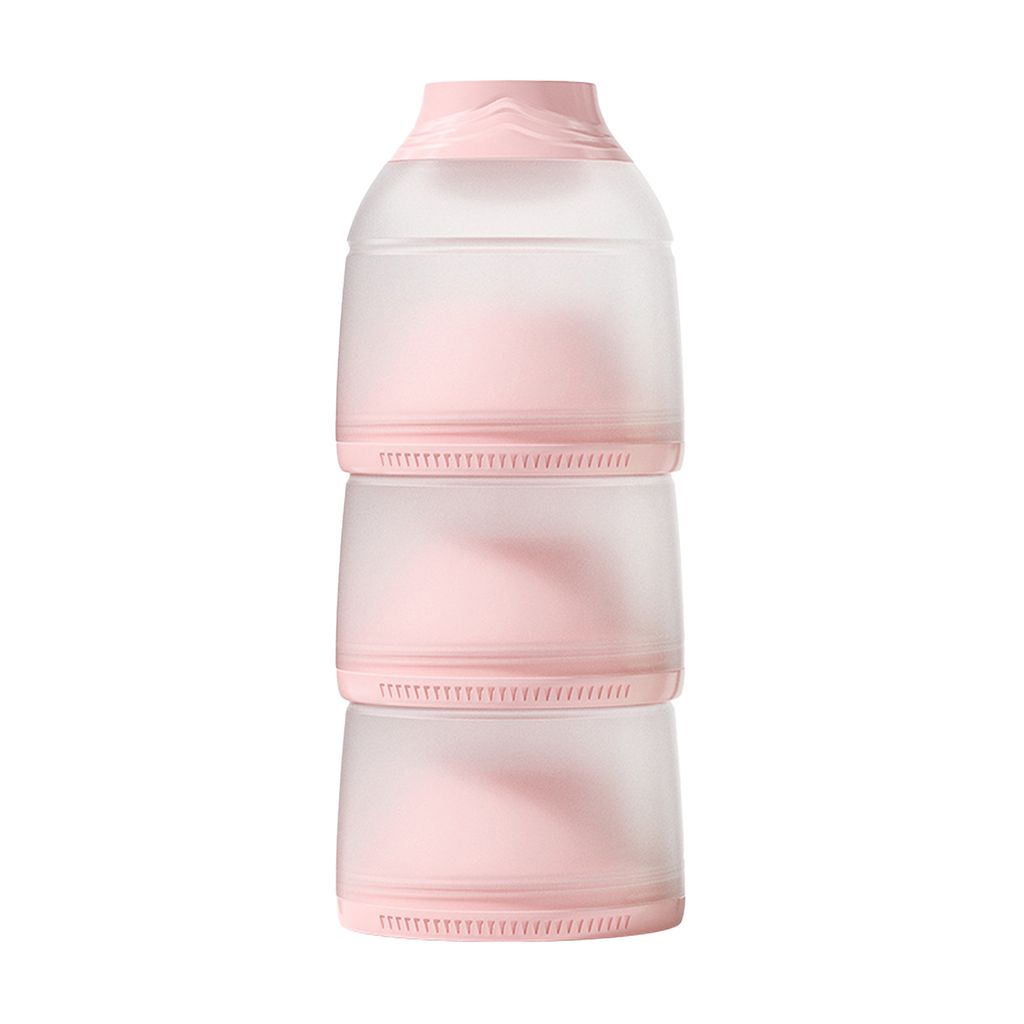 Milchpulver Portionierer Container Tragbare Flasche für Kids Baby Reise Rosa 