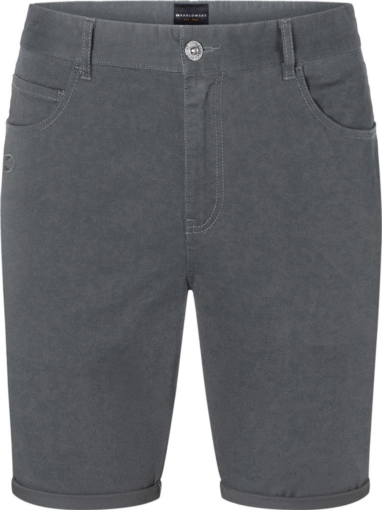 KARLOWSKY Herren 5-Pocket-Shorts CLASSIC-STRETCH Modern-Fit Anthrazit 50