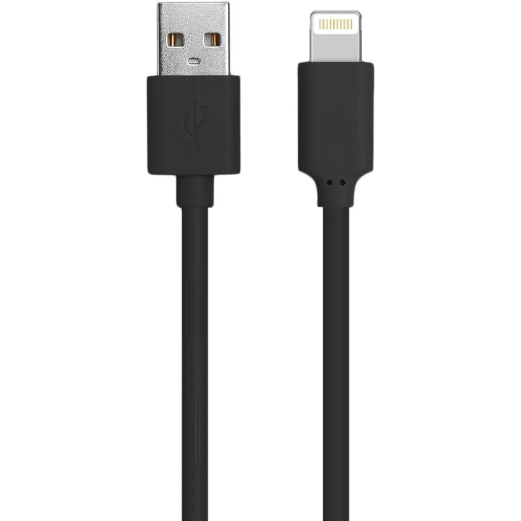 Cavo Bigben WCBLMFI1MB Lightning 1m Nero - Ricarica Rapida 2.4A
