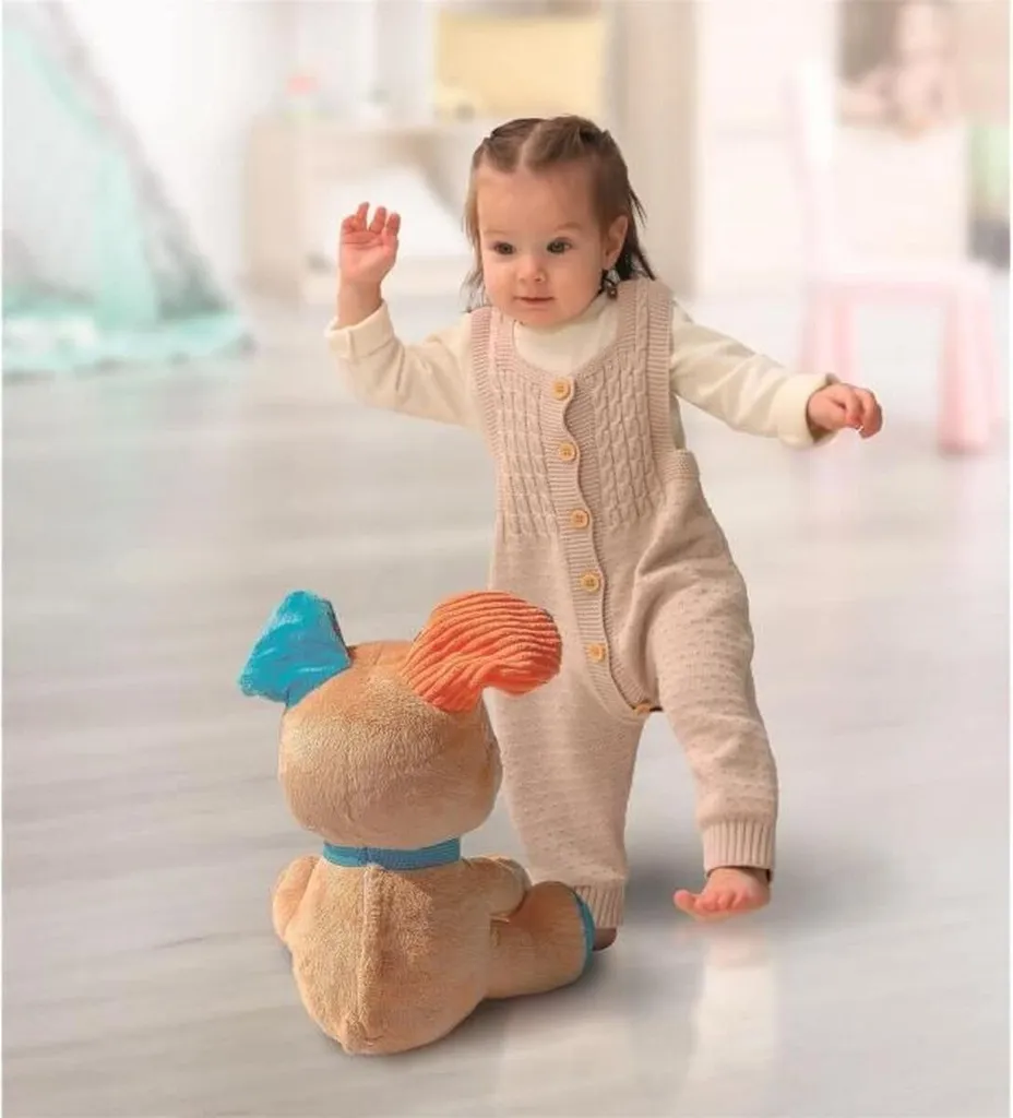 Doudou peluche interactive Clementoni pour l'éveil de votre bébé