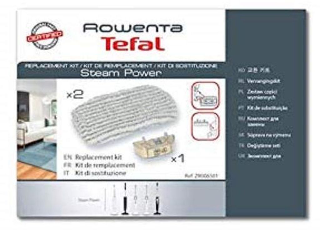 Kit 2lingettes+cart Anti Calc.p/nett Vap - Rowenta Image du produit 