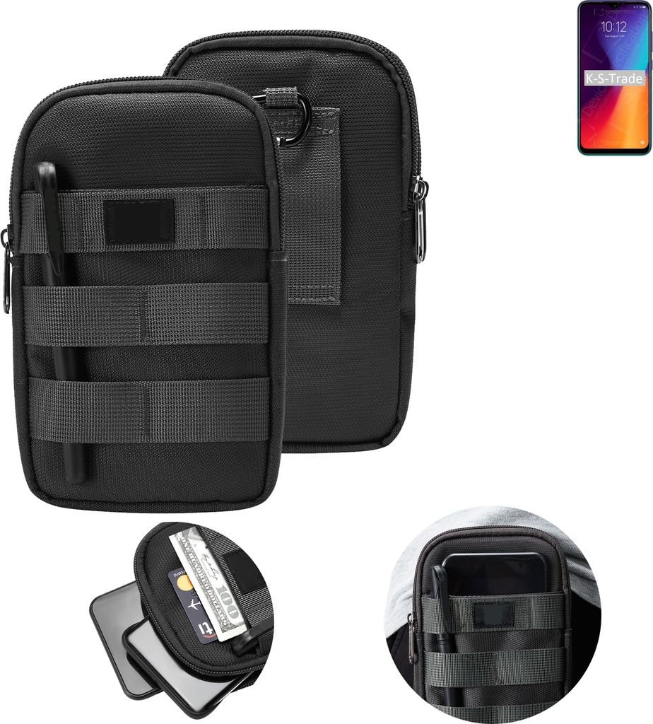 K-S-Trade Holster Gürtel Tasche kompatibel mit Lenovo K10 Produktbild 