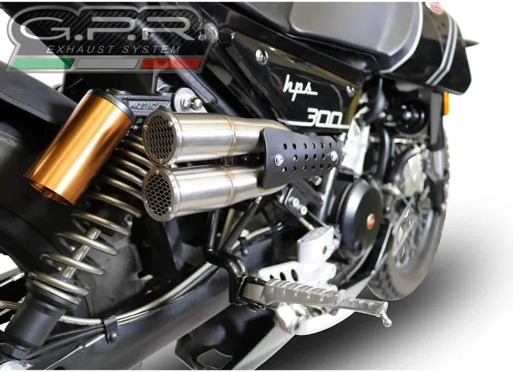 Échappement GPR F205 en Inox pour F.B Mondial HPS 300 Pagani Sport