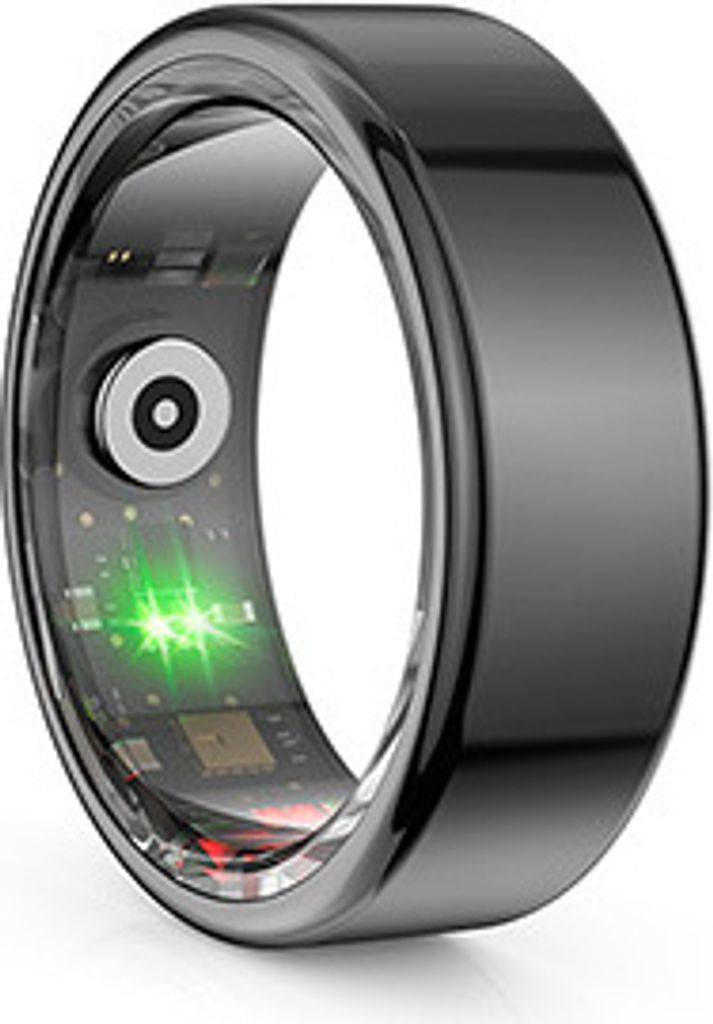Smart RING schwarz, Herzfrequenz, Sättigung, Schlafüberwachung, Aktivität, roz 10, Powerton