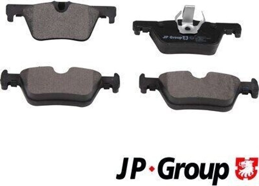 JP GROUP 1463702210 - OE 34206873094 Bremsbeläge, Hinten für 4er (F32, F82), 2er (F22, F87), 3er (F30), 4er (F36), 4er (F33), 3er GT (F34), 3er (...