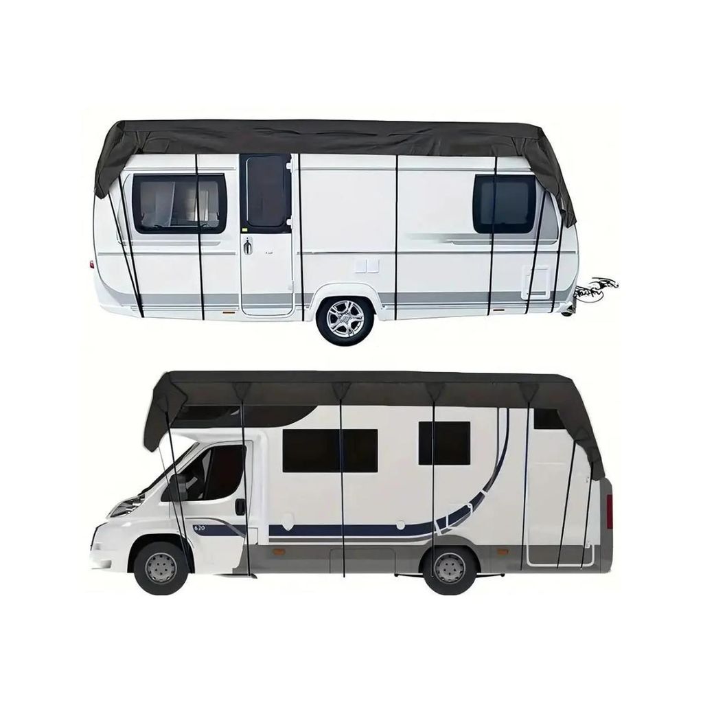 Oxford 210D Wasserdichte Dachabdeckung 6.5X3M Camper Wohnwagen