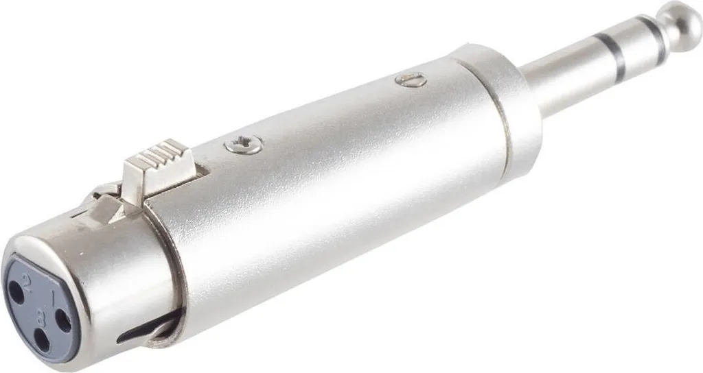 Adaptateur Micro XLR vers Table de Mixage Jack 6,3mm shiverpeaks BASIC-S