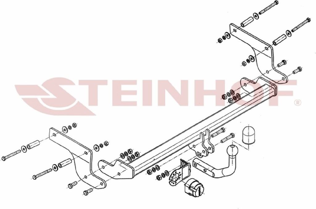 Z547633 Anhängerkupplung passend für RENAULT Clio IV 2012-08/2016 starr