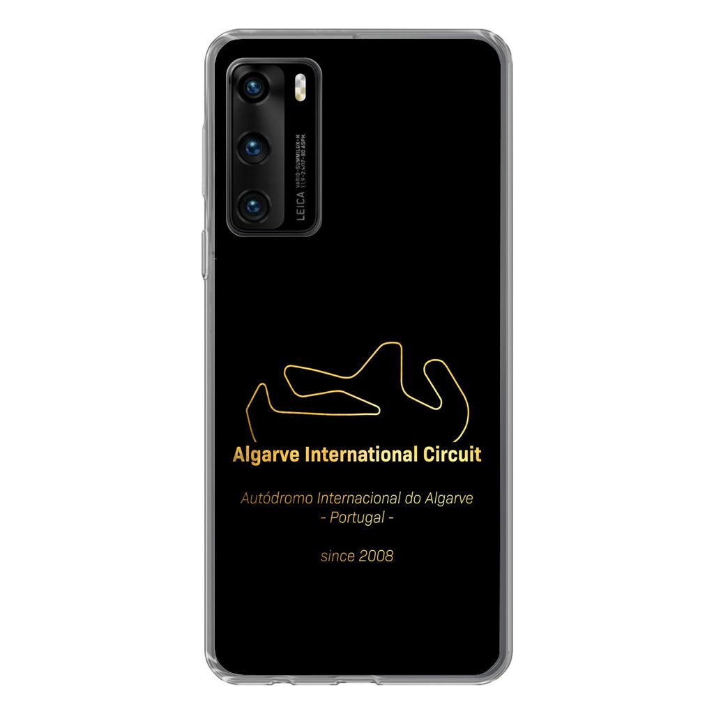 MuchoWow Handyhülle Schutzhülle Hülle für Huawei P40 Portugal - Formel 1 - Rennstrecke Silikon Softcase Handy Hülle - Handytasche