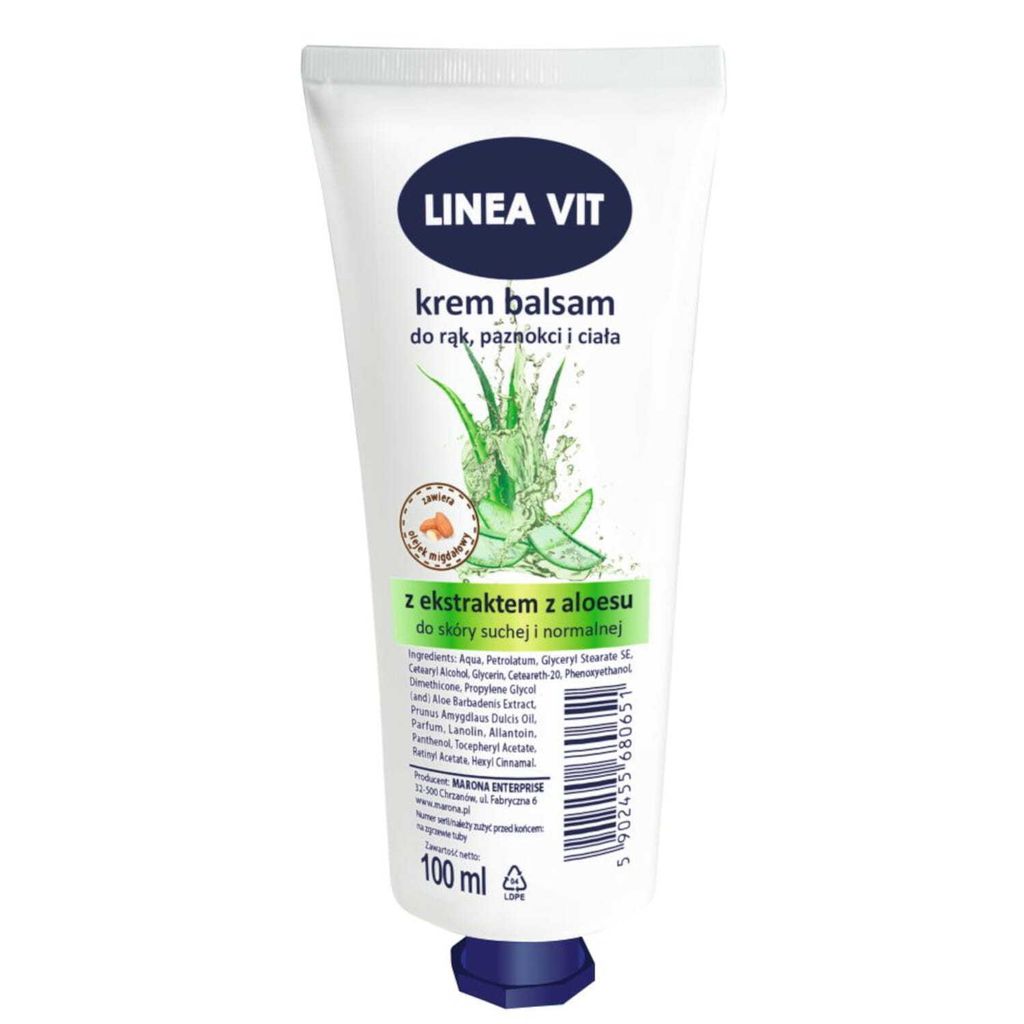 ALOES Crème pour les mains 100ml LINEA VIT Image du produit 