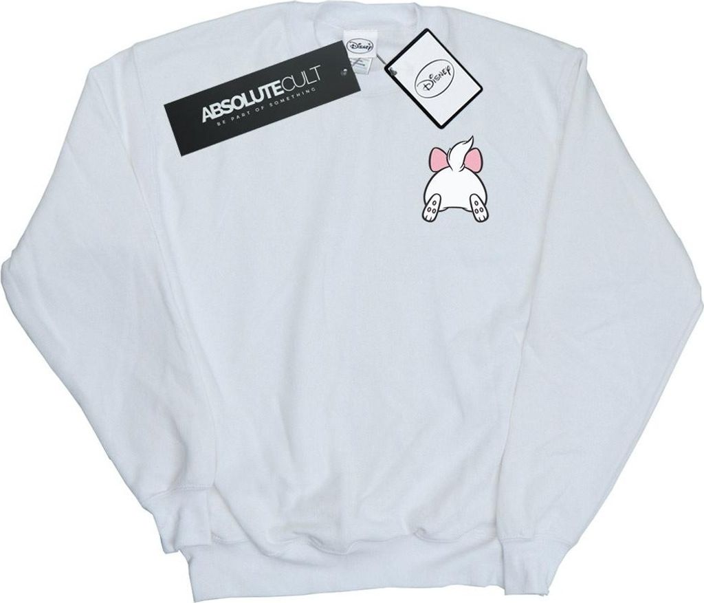 Disney - "Aristocats" Sweatshirt für Damen BI13157 (M) (Weiß)