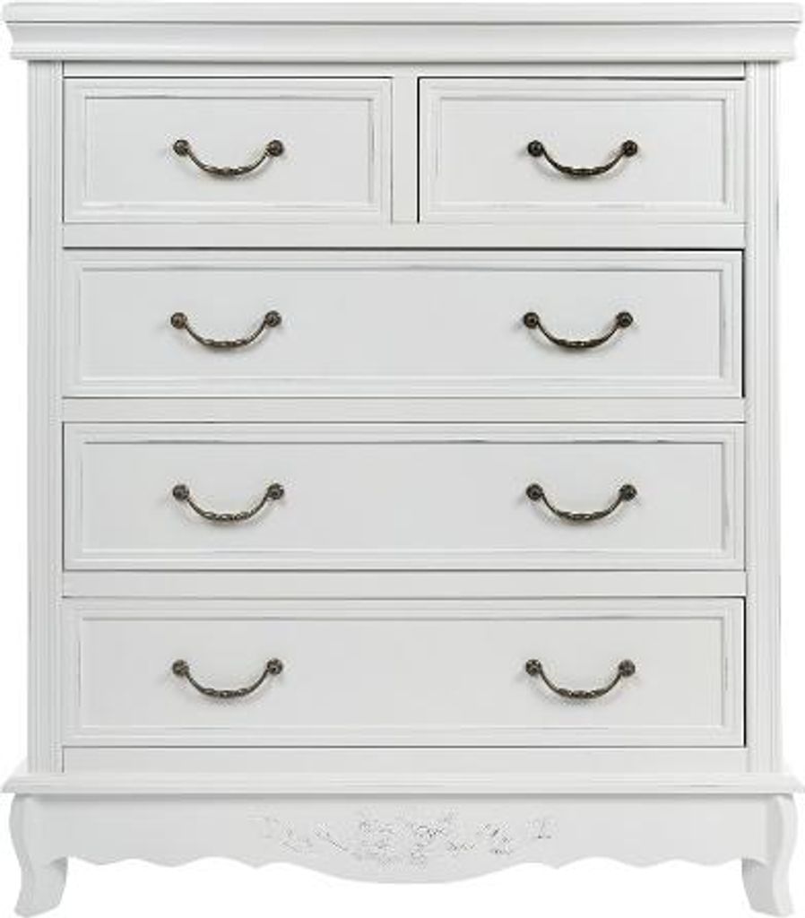 Kommode Elegance MDF Weiß