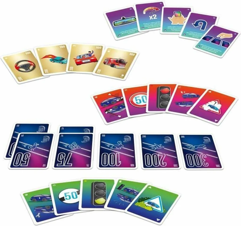 Jeu de société Dujardin Mille Bornes Rush : la course folle en famille - 3