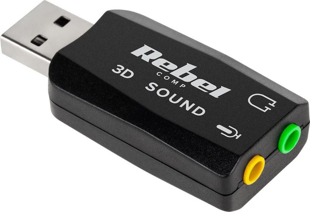Sound Card QUER 3D Plug&Play 2 channels