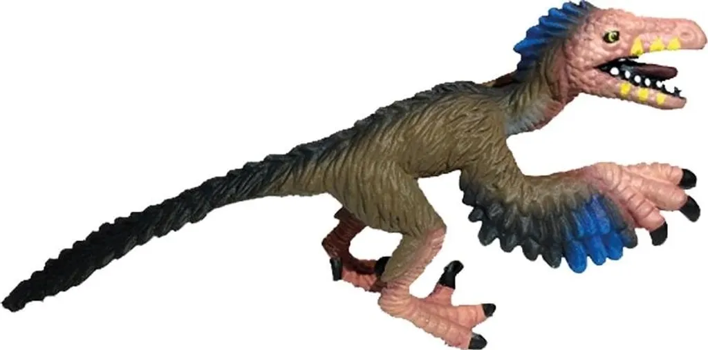 Velociraptor Bully Mini Dinosaurier - Figurine robuste peinte à la main