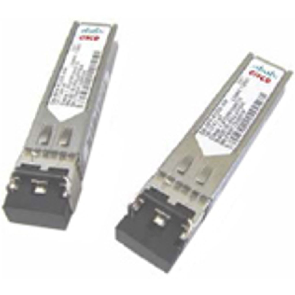 Cisco 1/2/4-Gbps Fibre Channel-Longwave 4-km, SFP, LC, Spare, 4000 Mbit/Sek, verkabelt, 1310 nm, 0 - 40 °C, -40 - 85 °C, 13,75 x 55,2 x 8,5 mm