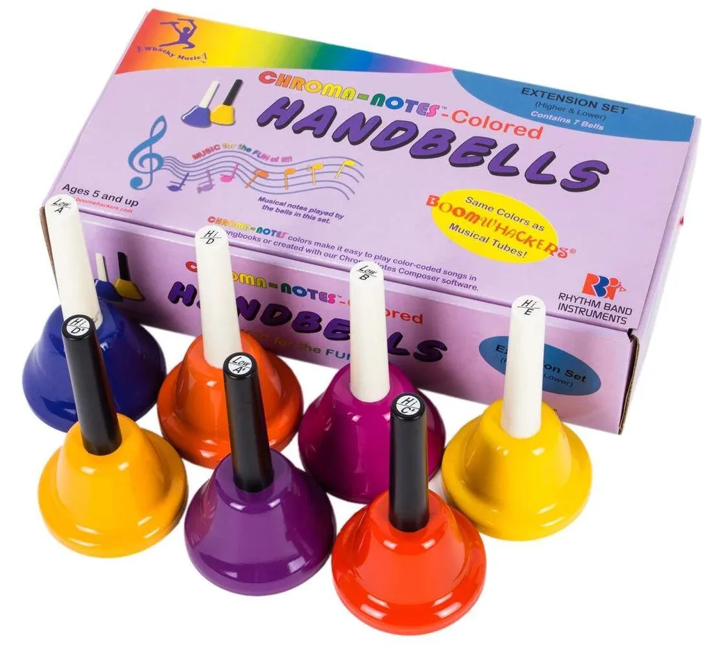 Set de Cloches Musicales Boomwhackers CNHB-EX pour Éveil Artistique