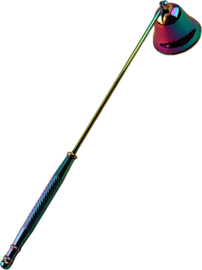 Glockenkerzenlöscher mit langem Griff, Edelstahl, Teelichtdocht, Flammenlöscher, Kerzenstopper, Werkzeug, Kerzenzubehör