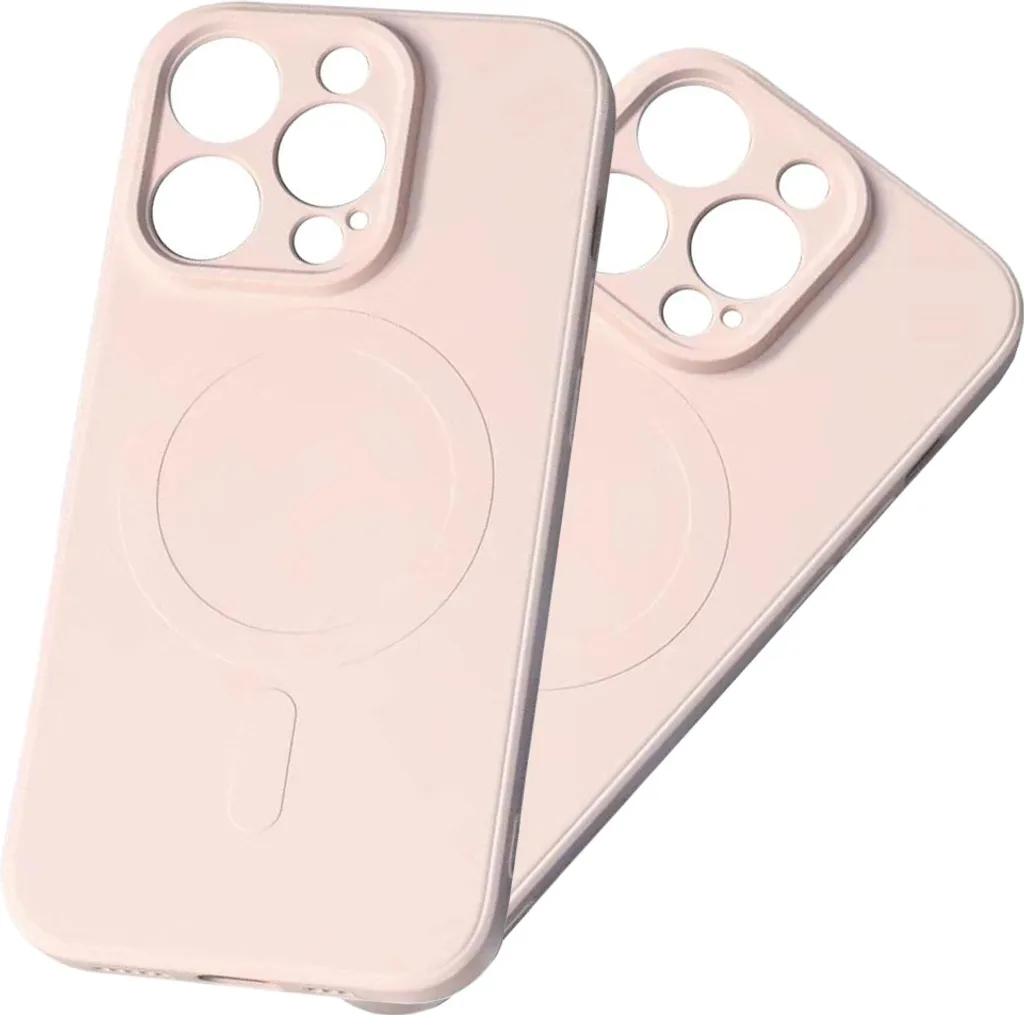 Custodia MagSafe iPhone 15 Plus Silicone Rosa - Cover Protettiva Soft