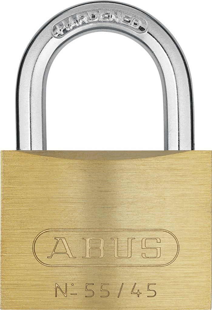 ABUS 02857, Herkömmliches Vorhängeschloss, Tastensperre, Gleichschließung, Zaun, Garage, Schuppen, Aufbewahrungsspind, Werkzeugkasten, Anhänger...