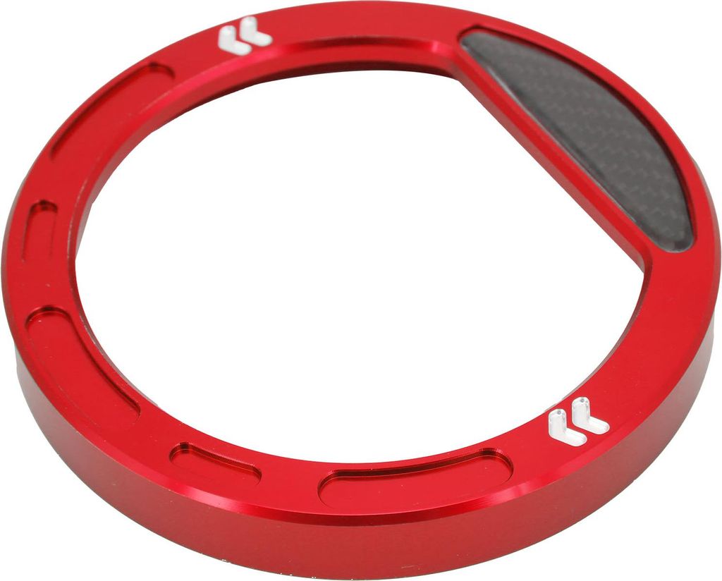 Front-Armaturenbrett, Tachoanzeige, Lünette, Ersatz für Polaris RZR570 RZR 800 900 1000 -BLK (Rot)