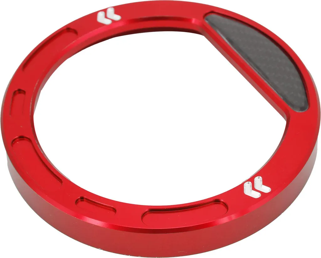 Lunette de Compteur Polaris RZR Rouge en ABS Haute Résistance 570-1000