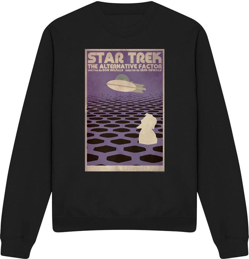 Star Trek - "The Original Series Episode 27" Sweatshirt für Herren/Damen Uni TV11561 (L) (Schwarz)