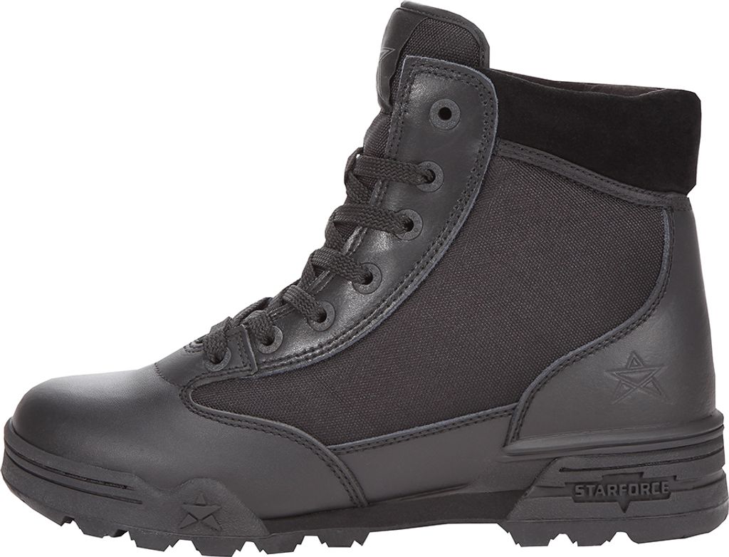 Starforce Stiefel in Übergrößen Schwarz 3626-0001 große Herrenschuhe