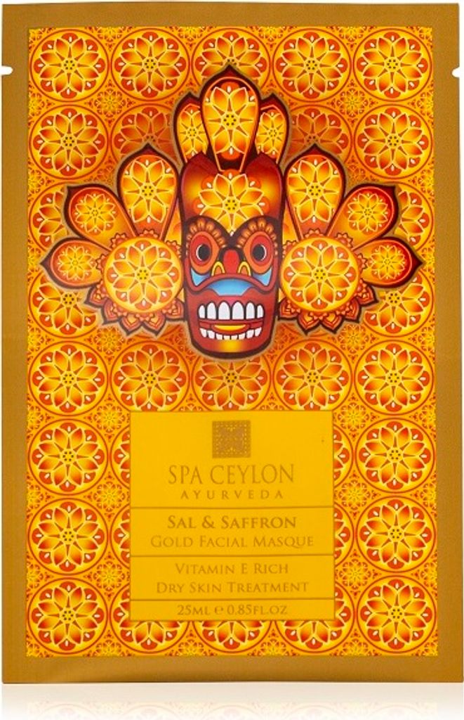 Maschera viso in foglia d'oro SAL & SAFFRON Immagine del prodotto 