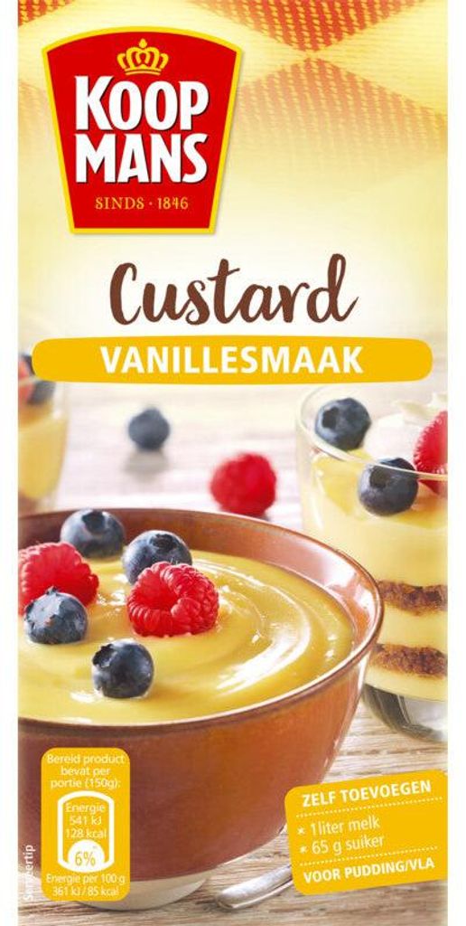 Koopmans budino alla vaniglia in polvere 300g – Immagine del prodotto 