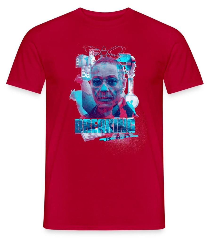 Spreadshirt Breaking Bad Gustavo Fring Männer T-Shirt, L, Rot