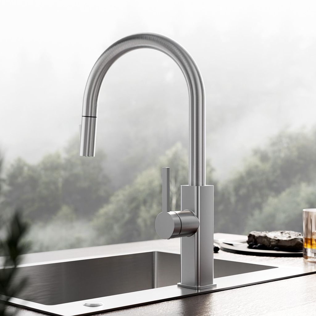 Wasserhahn Küchenarmatur, 360° Drehbar Spültischarmatur, Produktbild 