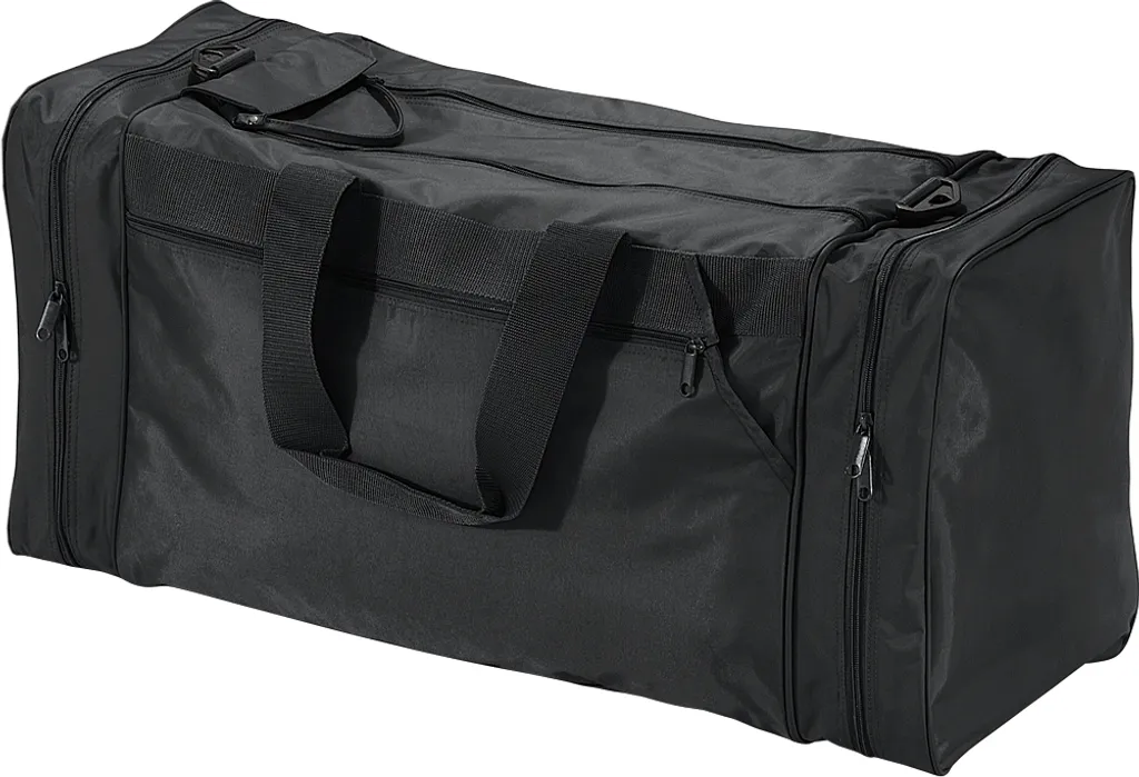 Sac de sport Quadra Jumbo BC776 noir de 74 litres pour voyage