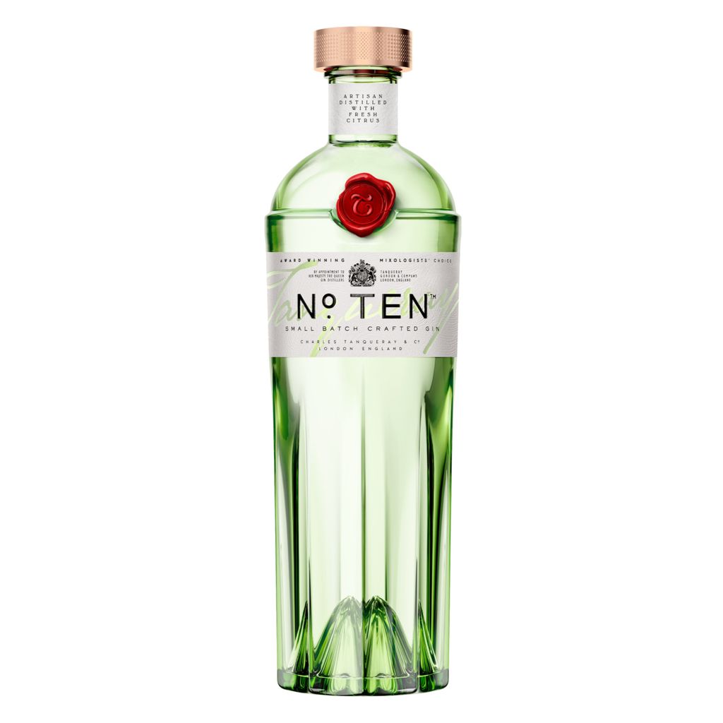 Tanqueray No. 10 Gin, Spirituose für Gin & Tonic, 47,3% Vol, 700ml Einzelflasche
