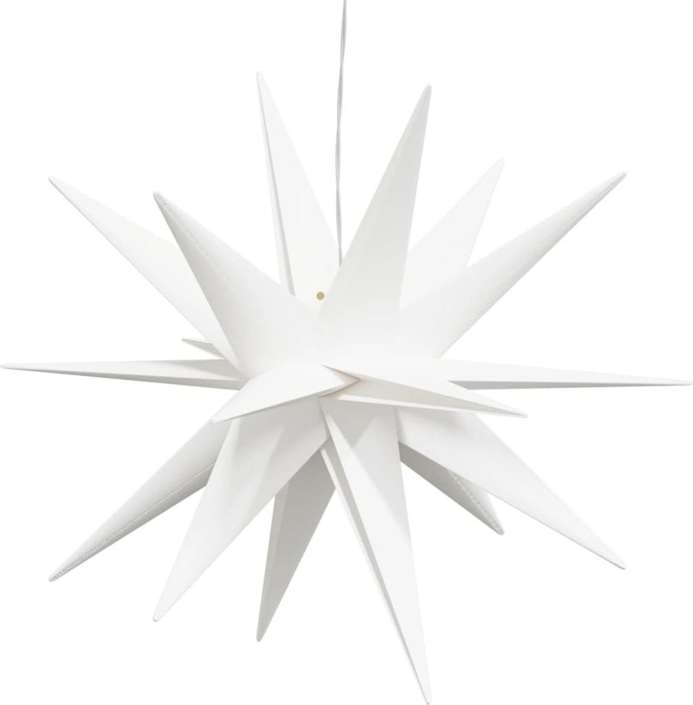 vidaXL LED-Weihnachtsstern Faltbar Wei 43 cm