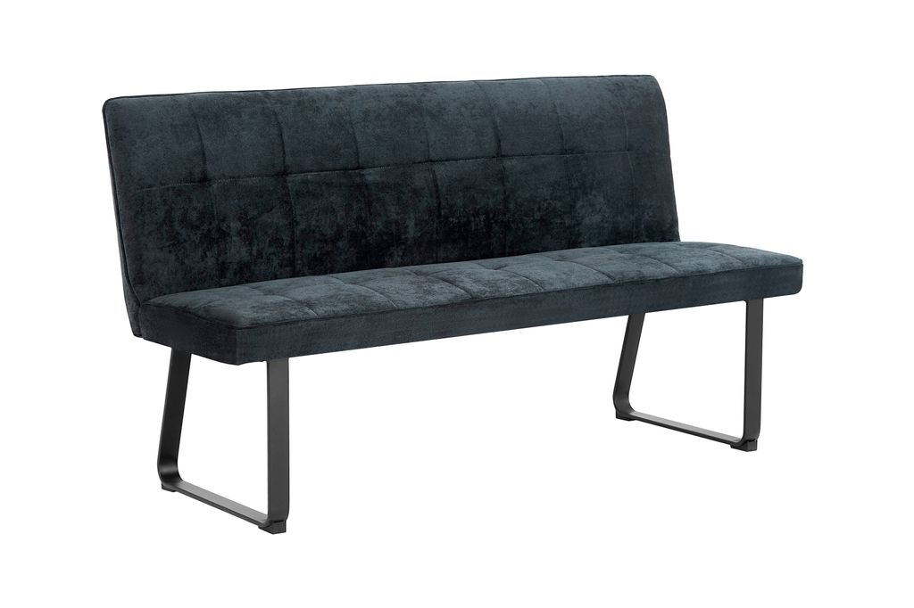 byLIVING Sitzbank Talea, 160 cm, dunkelgrau, Gestell Metall Produktbild 