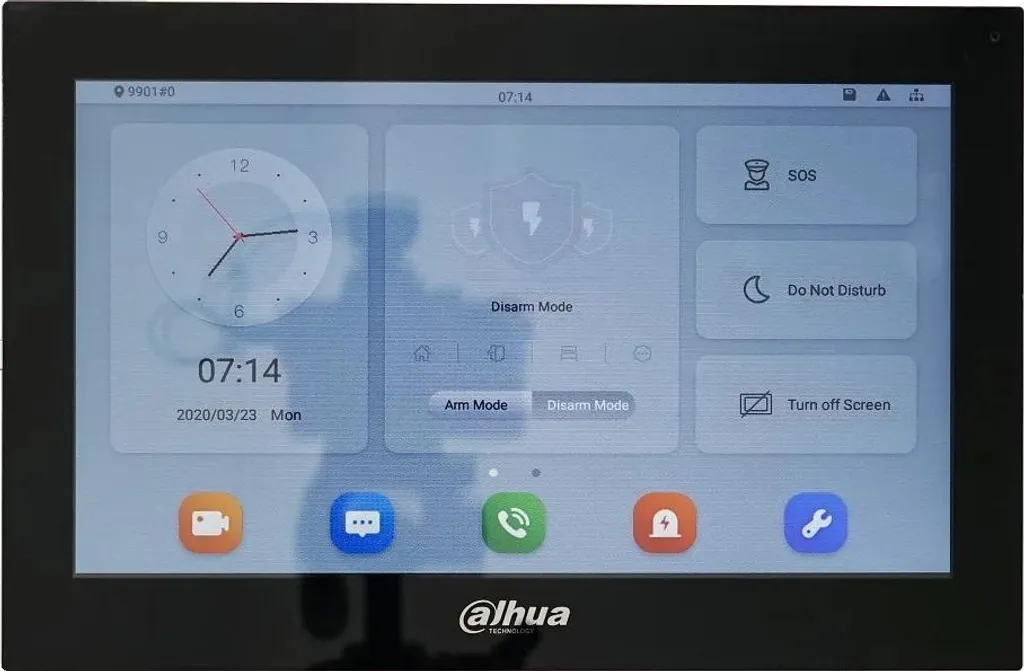 Moniteur intérieur numérique grand écran 10" communication fluide IP