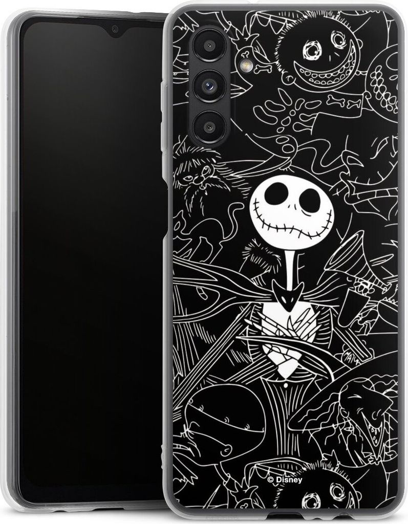 DeinDesign Handyhülle für Samsung Galaxy A13 5G Silikon Hülle Case Smartphone Schutzhülle Disney Halloween Nightmare Before Christmas