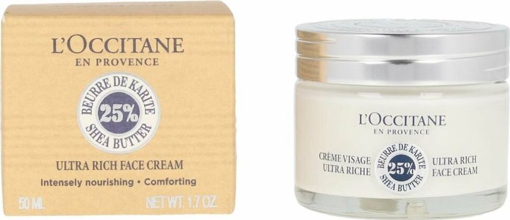 L'Occitane Shea Butter Ultra Rich, Unisex, 50 ml, Creme, Produktbild 