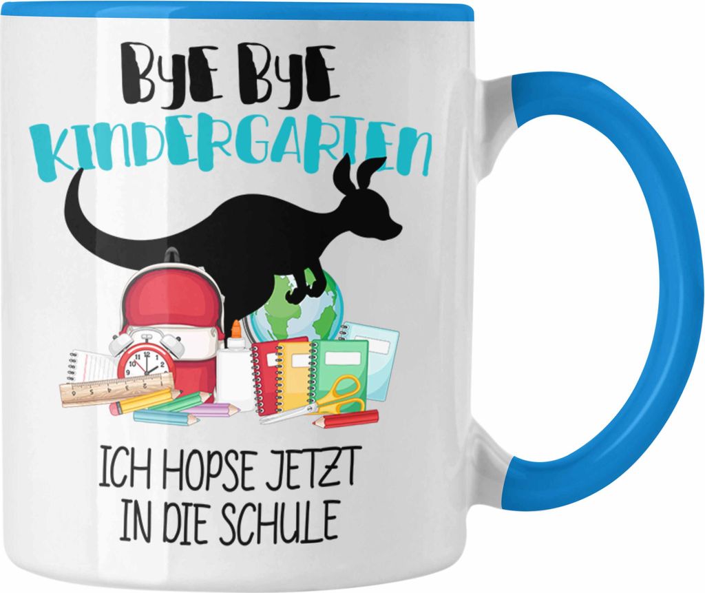 Trendation - Schulkind 2023 Einschulung Mädchen Junge Geschenk Schultüte Tasse Schulstart 1. Schultag Schuleinführung Schulanfang Geschenkidee (...