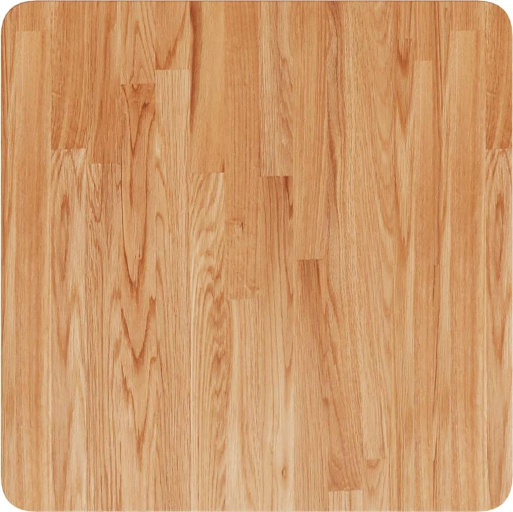 vidaXL Tischplatte Quadratisch Hellbraun 50x50x2,5cm Behandelte Eiche