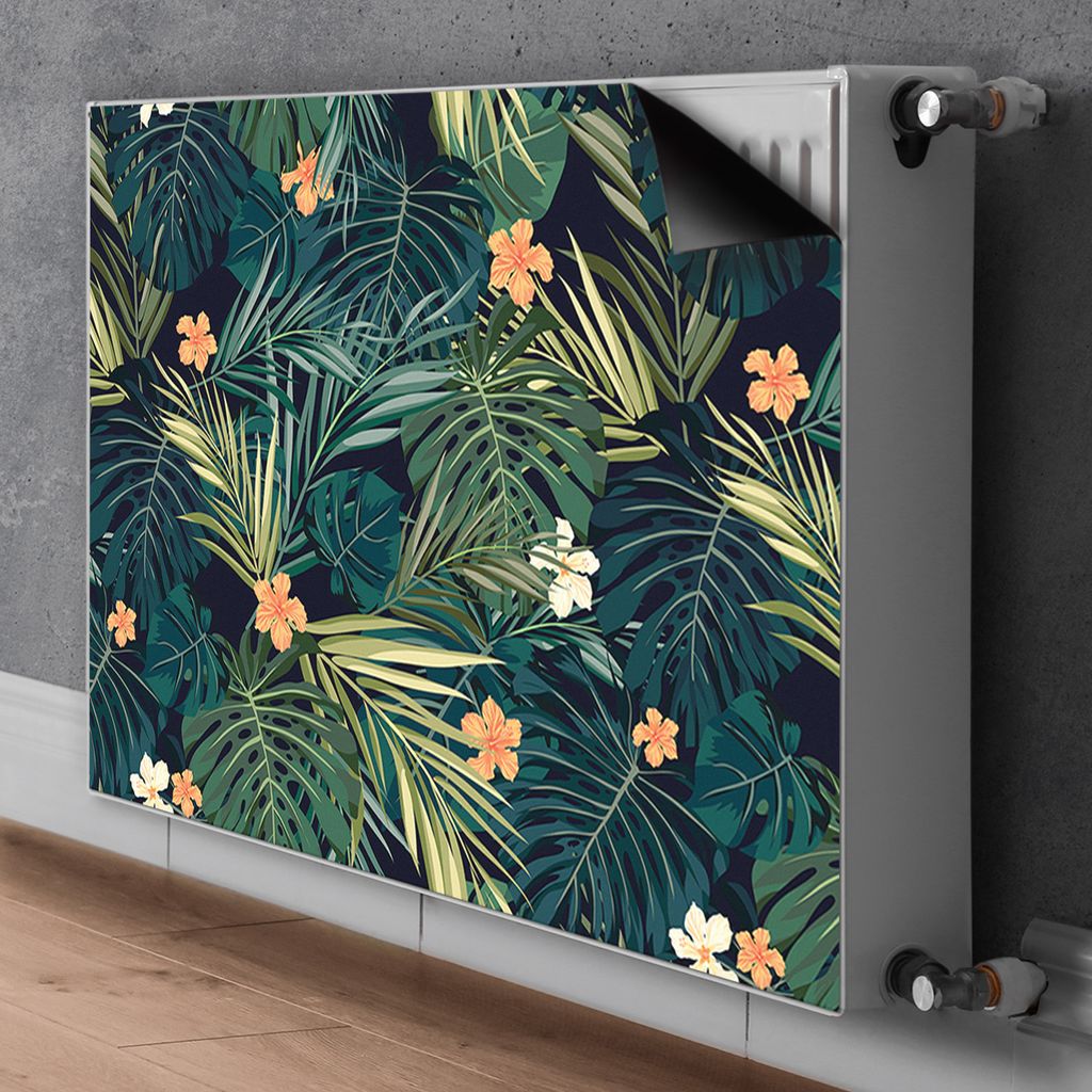 TMK ArtDeko Magnetische Heizkörperverkleidung – 60x60 Cm, Design 'Strand Meer', Einfach Montierbar