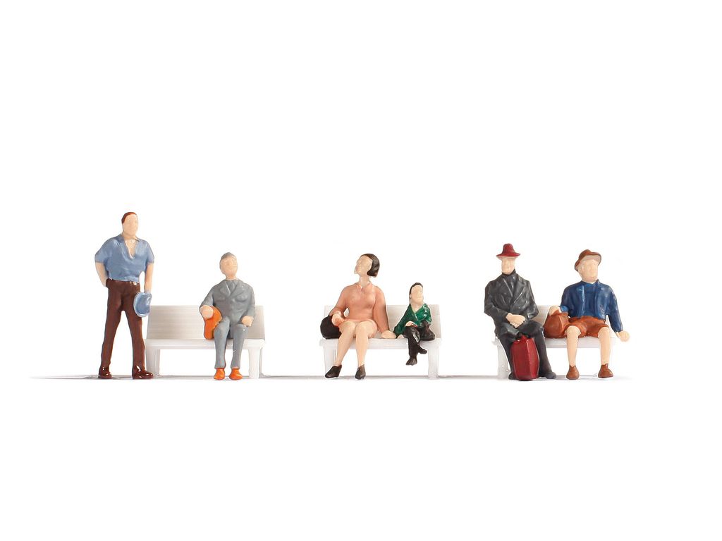 NOCH 18116 H0 Viaggiatori (senza panche) Immagine del prodotto 