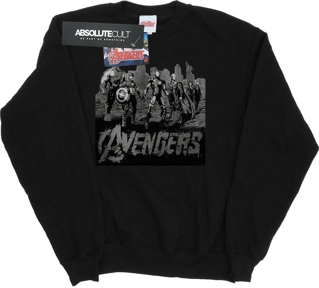 Marvel - "Avengers" Sweatshirt für Herren BI9589 (S) (Schwarz)